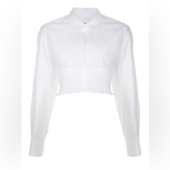 🔥 🆕 ALEXANDER WANG LAYERED SMOCKED CAMI medium NWT $395 - Picture 2 of 12